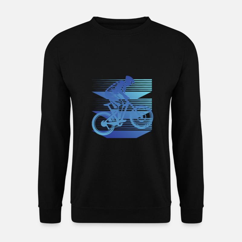 Geometrie Downhill - Unisex Pullover - Schwarz