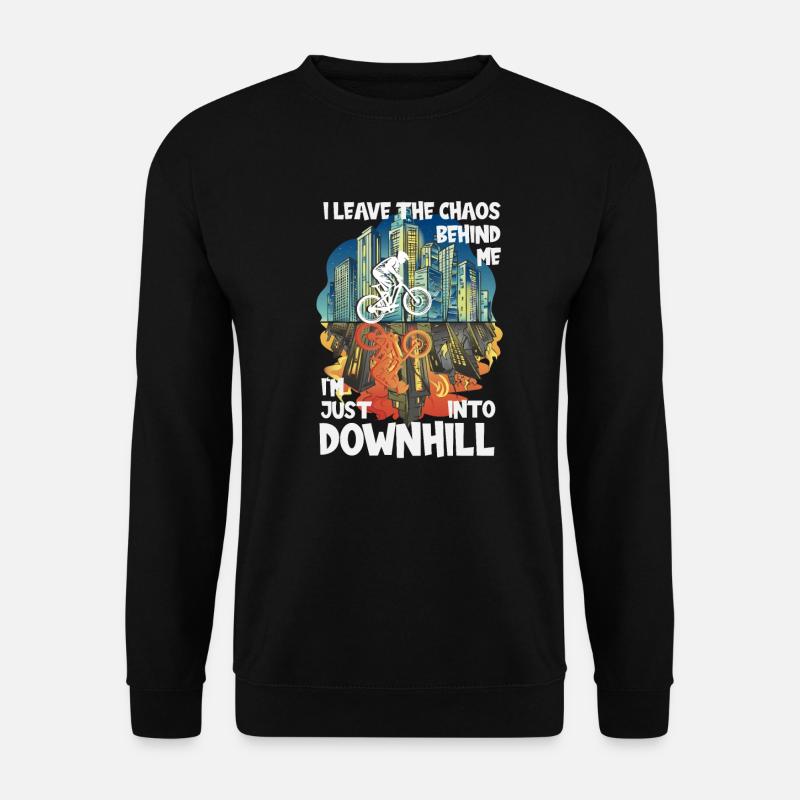 Chaos Downhill - Unisex Pullover - Schwarz