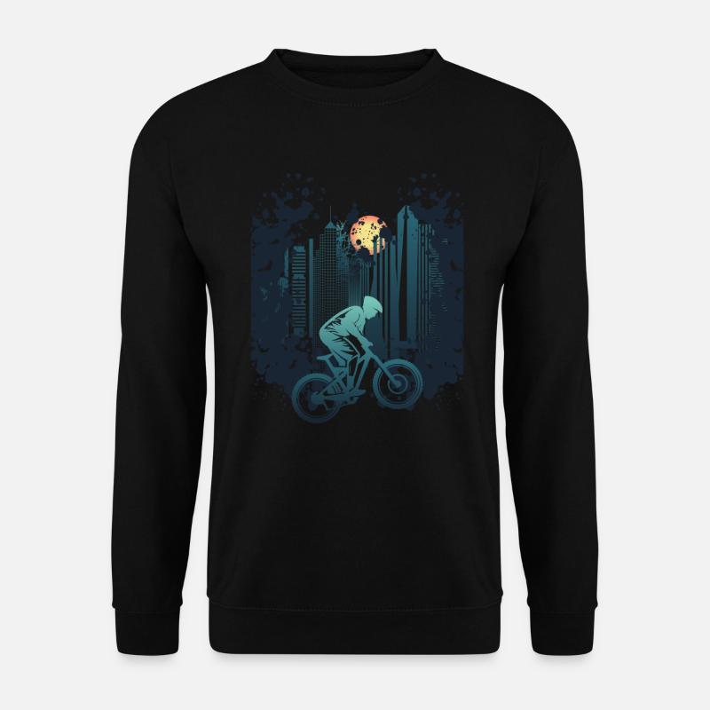 Skyline Downhill - Unisex Pullover - Schwarz