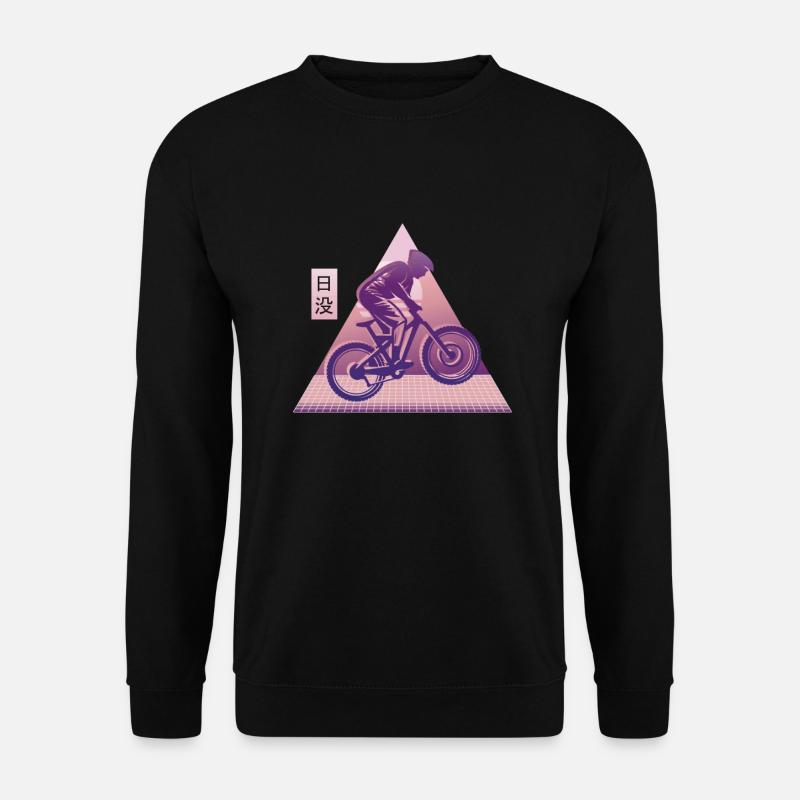 Vaporwave Downhill - Unisex Pullover - Schwarz