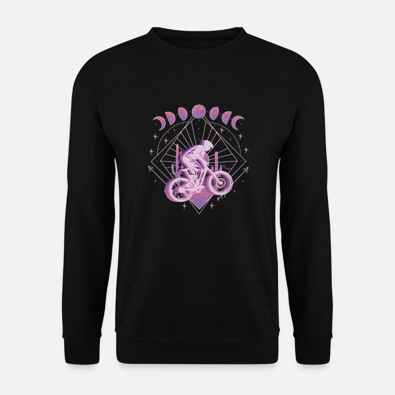 Vaporwave Space Downhill - Unisex Sweatshirt - black