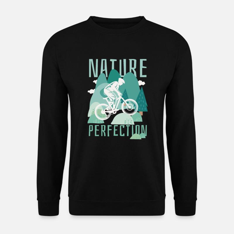 Downhill Mountainbike - Unisex Pullover - Schwarz