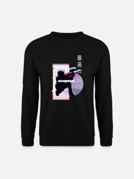 Vaporwave Metaverse Paintball - Unisex Sweatshirt - black