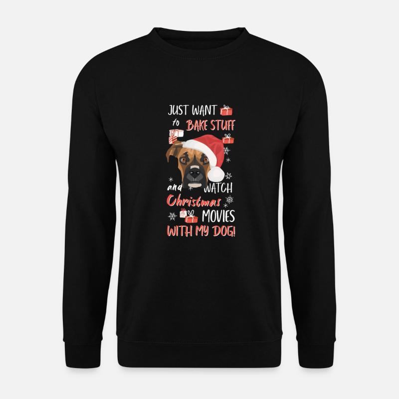 Boxer Joyeux Noël - Sweat-shirt Unisexe - noir