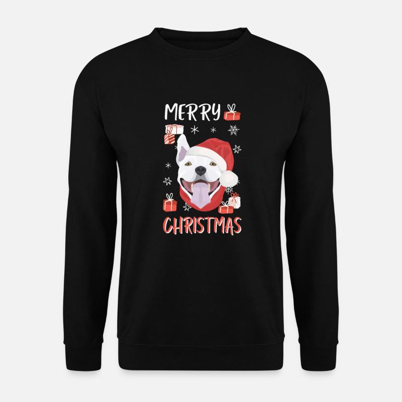 Bull Terrier Merry Christmas - Unisex Sweatshirt - black