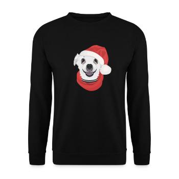 Chihuahua Merry Christmas - Unisex Sweatshirt - black - Front - Alina (178cm) & Michal (187cm)