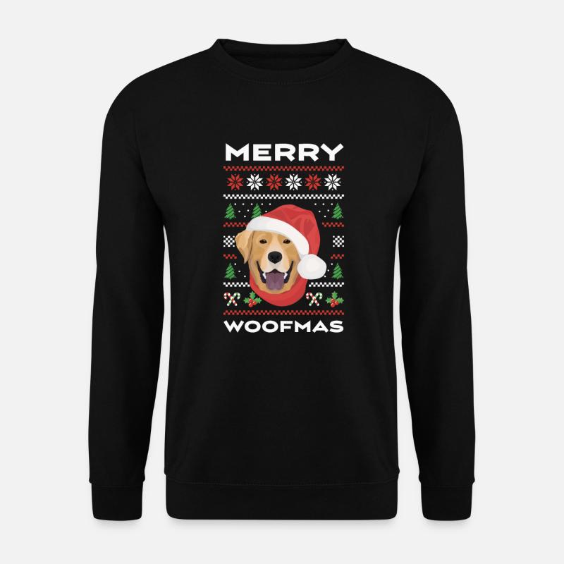 Joyeux Noël Labrador - Sweat-shirt Unisexe - noir