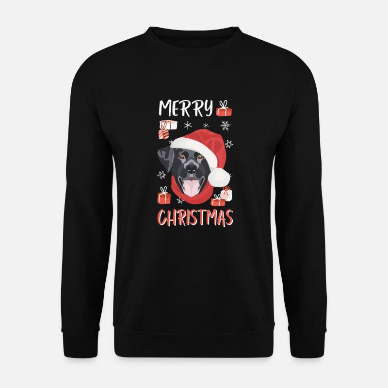 Joyeux Noël Labrador - Sweat-shirt Unisexe - noir