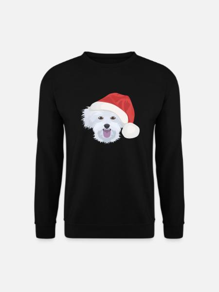 Malteser Merry Christmas - Unisex Sweatshirt - black