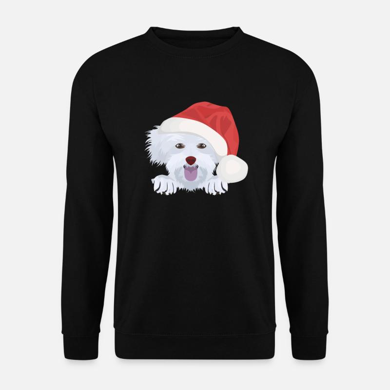 Malteser Merry Christmas - Unisex Sweatshirt - black