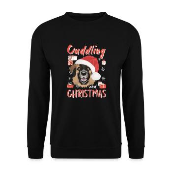 Joyeux Noël Leonberg - Sweat-shirt Unisexe - noir - Devant - Alina (178cm) & Michal (187cm)
