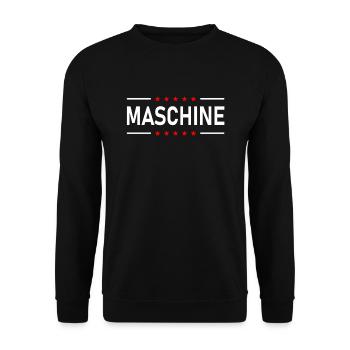 MASCHINE - Unisex Pullover - Schwarz - Vorne - Alina (178cm) & Michal (187cm)