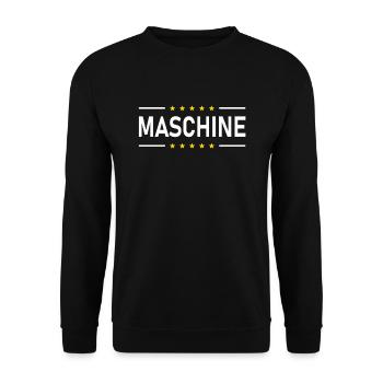 MASCHINE - Unisex Pullover - Schwarz - Vorne - Alina (178cm) & Michal (187cm)