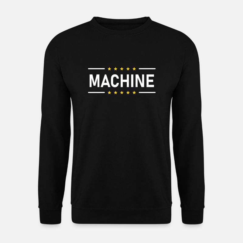 MACHINE - Unisex Sweatshirt - black