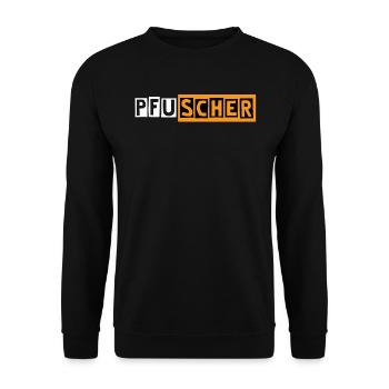 Pfuscher PH Design - Unisex Pullover - Schwarz - Vorne - Alina (178cm) & Michal (187cm)