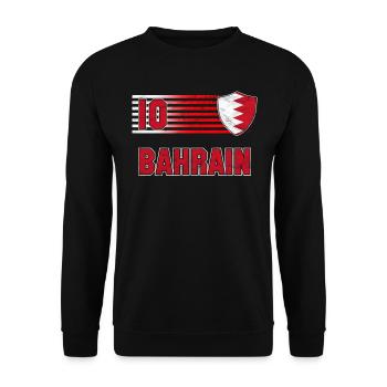 Bahrain - Unisex Sweatshirt - black - Front - Alina (178cm) & Michal (187cm)