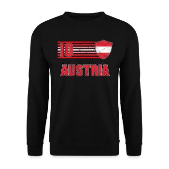 Autriche - Sweat-shirt Unisexe - noir - Devant - Alina (178cm) & Michal (187cm)