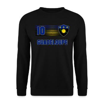 Guadeloupe - Unisex Pullover - Schwarz - Vorne - Alina (178cm) & Michal (187cm)