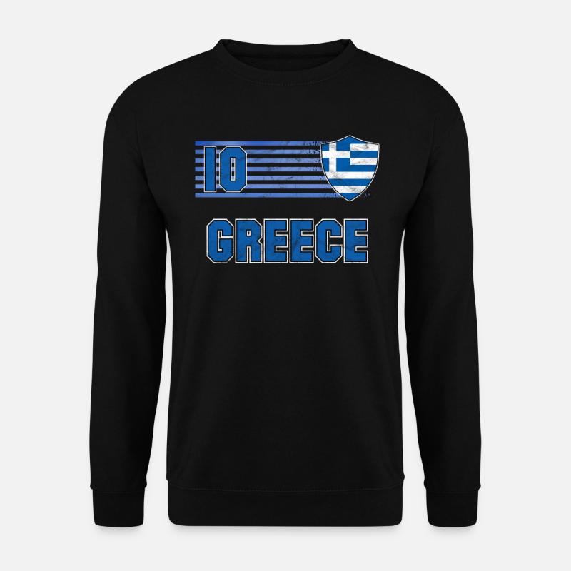 Griechenland - Unisex Pullover - Schwarz