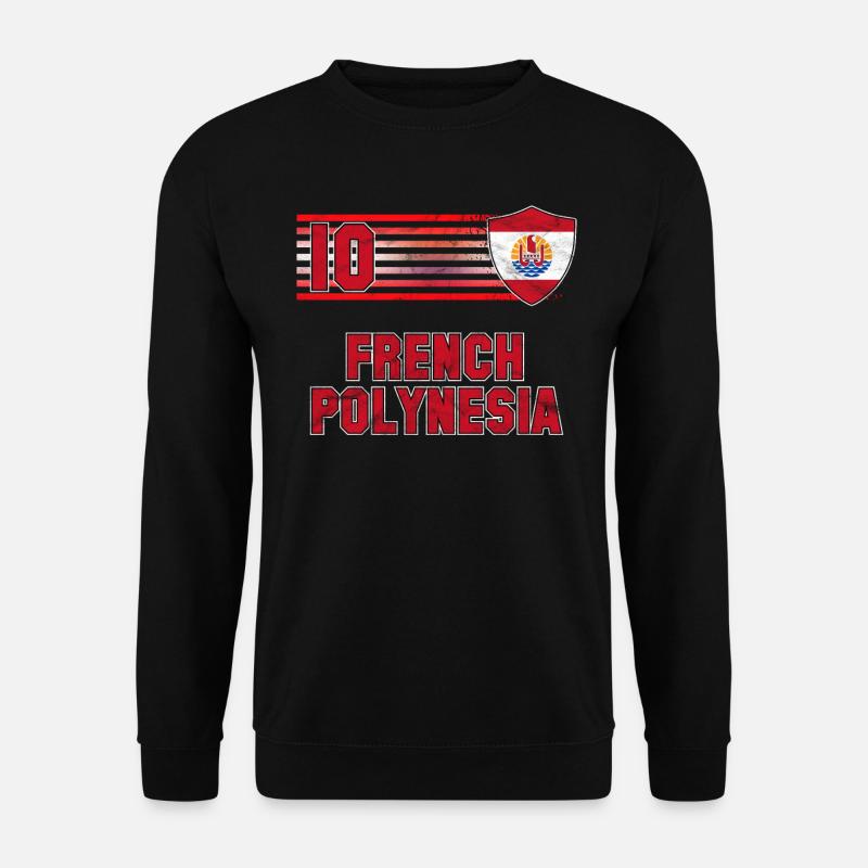 Französisch-Polynesien - Unisex Pullover - Schwarz