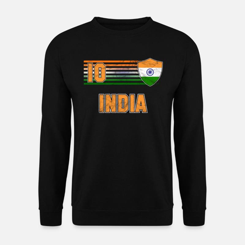 Indien - Unisex Pullover - Schwarz