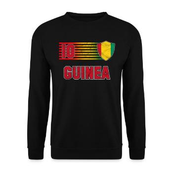 Guinée - Sweat-shirt Unisexe - noir - Devant - Alina (178cm) & Michal (187cm)