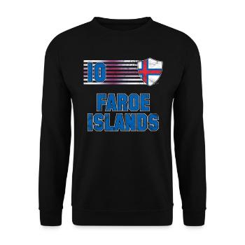 Faroe Islands - Unisex Sweatshirt - black - Front - Alina (178cm) & Michal (187cm)