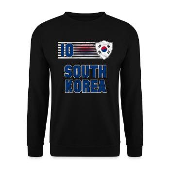 Corée du Sud - Sweat-shirt Unisexe - noir - Devant - Alina (178cm) & Michal (187cm)