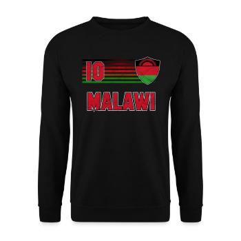 Malawi - Unisex Sweatshirt - black - Front - Alina (178cm) & Michal (187cm)