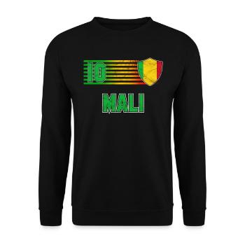 Mali - Unisex Sweatshirt - black - Front - Alina (178cm) & Michal (187cm)