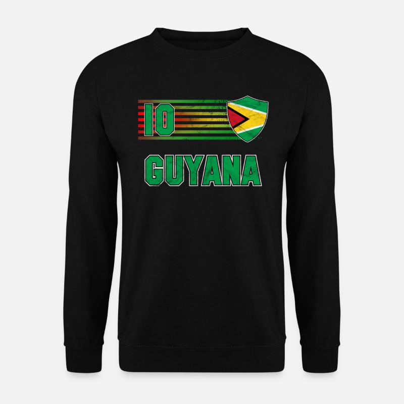 Guyana - Unisex Pullover - Schwarz