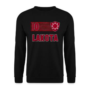 Lakota - Unisex Sweatshirt - black - Front - Alina (178cm) & Michal (187cm)