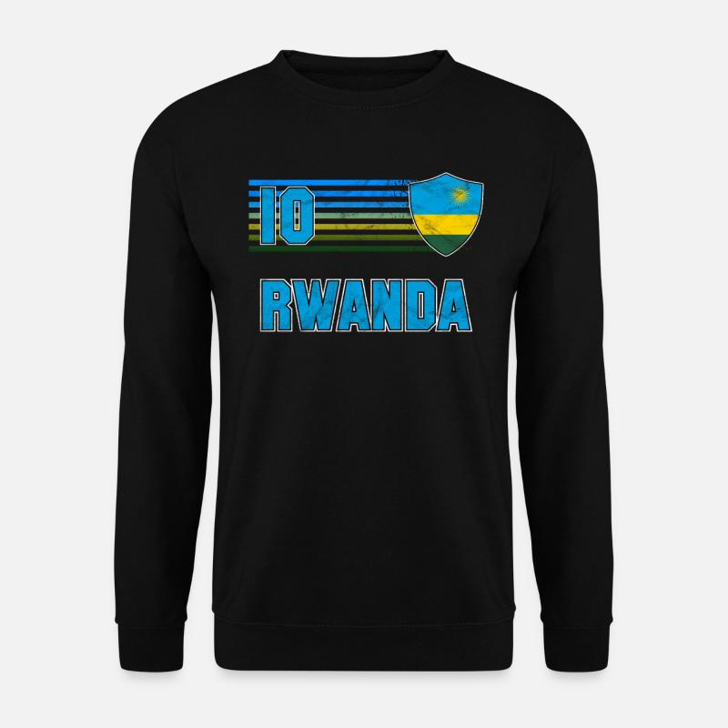 Ruanda - Unisex Pullover - Schwarz