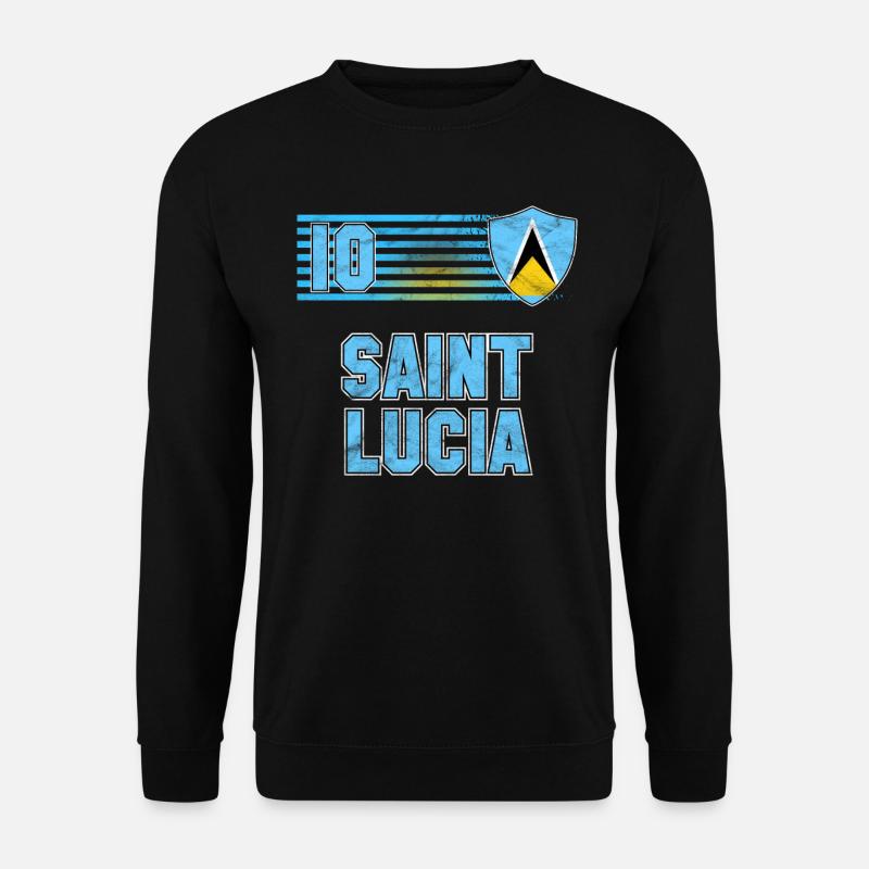 Saint Lucia - Unisex Sweatshirt - black