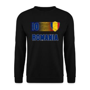 Rumänien - Unisex Pullover - Schwarz - Vorne - Alina (178cm) & Michal (187cm)