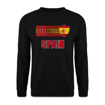 Espagne - Sweat-shirt Unisexe - noir - Devant - Alina (178cm) & Michal (187cm)