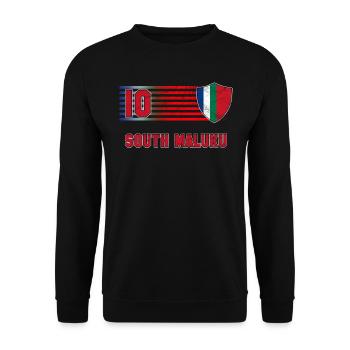 South Maluku - Unisex Sweatshirt - black - Front - Alina (178cm) & Michal (187cm)