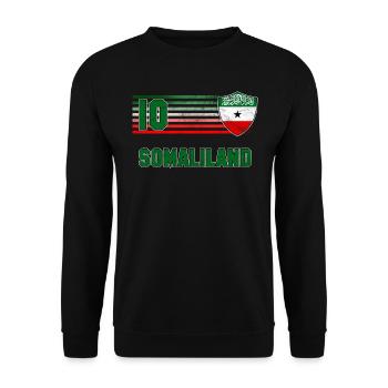 Somaliland - Sweat-shirt Unisexe - noir - Devant - Alina (178cm) & Michal (187cm)