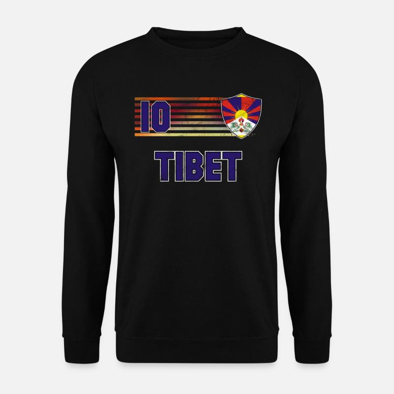 Tibet - Unisex Pullover - Schwarz