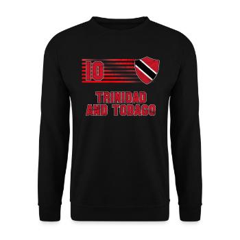 Trinité et Tobago - Sweat-shirt Unisexe - noir - Devant - Alina (178cm) & Michal (187cm)