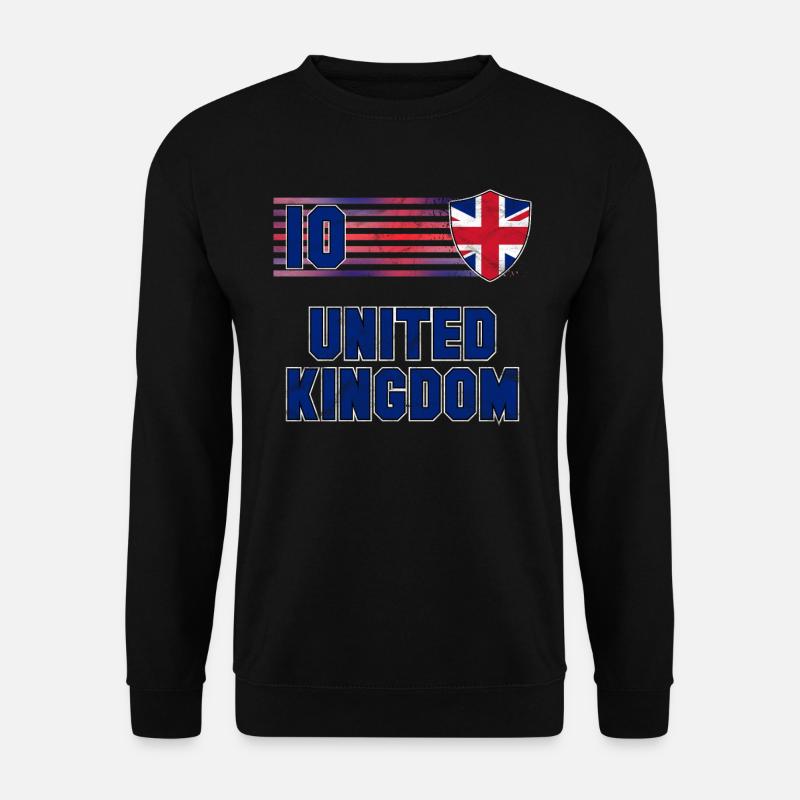 Großbritannien - Unisex Pullover - Schwarz