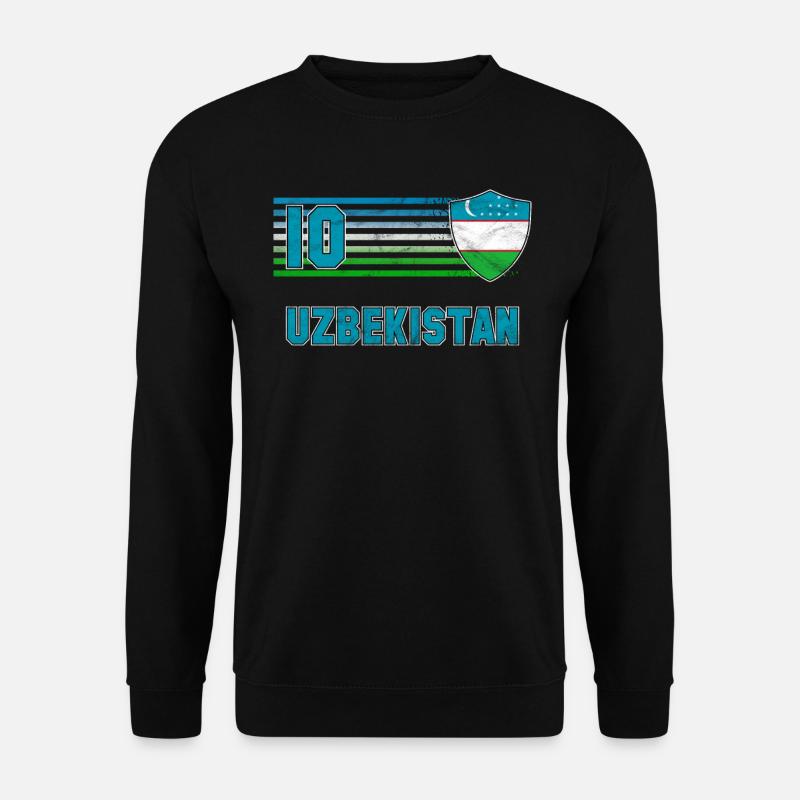 Usbekistan - Unisex Pullover - Schwarz