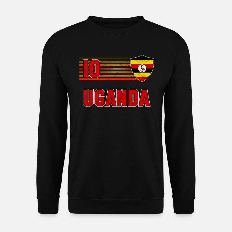 Uganda - Unisex Pullover - Schwarz