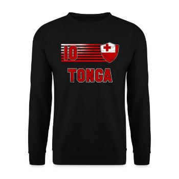 Tonga - Sweat-shirt Unisexe - noir - Devant - Alina (178cm) & Michal (187cm)