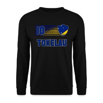 Tokelau - Unisex Sweatshirt - black - Front - Alina (178cm) & Michal (187cm)