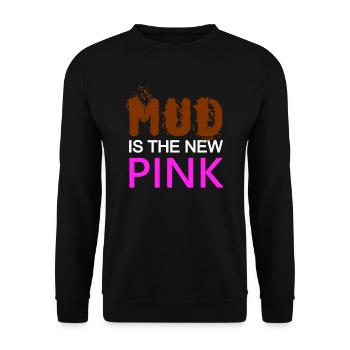 MUD is the new PINK - Confident - Dirty pig - Unisex Sweatshirt - black - Front - Alina (178cm) & Michal (187cm)