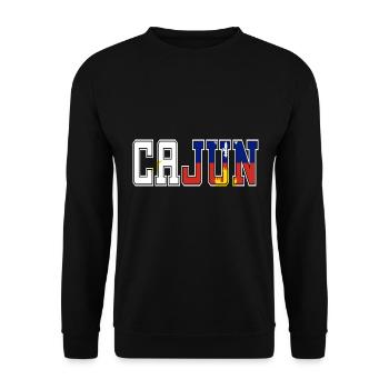 Cajun Pride Louisiane Racines Patriotique - Sweat-shirt Unisexe - noir - Devant - Alina (178cm) & Michal (187cm)