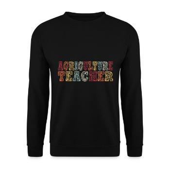 La formation des enseignants agricoles de demain - Sweat-shirt Unisexe - noir - Devant - Alina (178cm) & Michal (187cm)