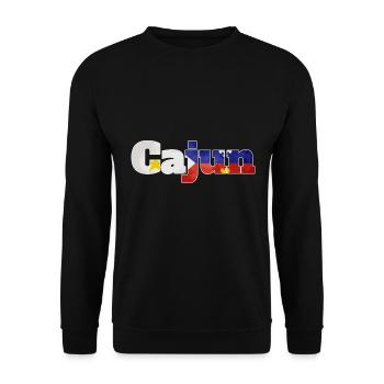 Cajun Pride Louisiane Racines Patriotique - Sweat-shirt Unisexe - noir - Devant - Alina (178cm) & Michal (187cm)