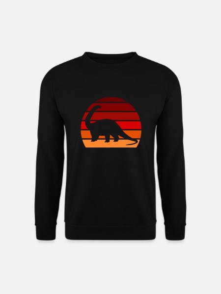 Brachiosaurus dinosaur long-necked dinosaur - Unisex Sweatshirt - black